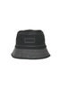 Organic Cotton Herringbone Bucket Hat - Black Thumbnail
