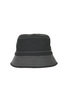 Organic Cotton Herringbone Bucket Hat - Black Thumbnail