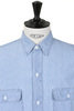 01-8064-99 Chambray Work Shirt - Bleach Blue Thumbnail