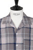 SV-SH-014 Linen Open Neck Short Sleeve Shirt - Beige Thumbnail
