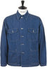 81-8346-16 4 Pocket US Army Shirt Denim - Indigo Thumbnail