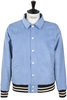 #JA0069 Team Jacket Corduroy - Dusty Blue Thumbnail