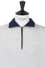 #R235-0302 Azuma Half Zip - Grey/Navy Thumbnail