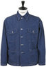 81-8346-16 4 Pocket US Army Shirt Denim - Indigo Thumbnail