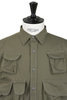 Multi Pocket Shirt - Khaki Thumbnail