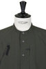 Stretch Rip Band Collar Shirt - Dark Khaki Thumbnail