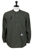 Stretch Rip Band Collar Shirt - Dark Khaki Thumbnail