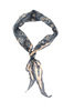 WASHER Silk Neckerchief (COOKIE) - Navy Thumbnail