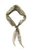WASHER Silk Neckerchief (COOKIE) - Grey/Khaki Thumbnail
