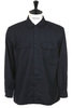 Classic Shirt High Count Worsted Wool - Dk Navy Thumbnail