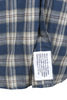 Work Shirt Cotton Plaid Jacquard - Navy Thumbnail