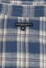 Work Shirt Cotton Plaid Jacquard - Navy Thumbnail