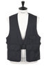 Fowl Vest Worsted Wool - Dark Navy Thumbnail