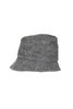 Bucket Hat Wool Shaggy Twill - Black Thumbnail