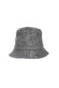 Bucket Hat Wool Shaggy Twill - Black Thumbnail