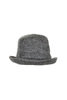 Bucket Hat Wool Shaggy Twill - Black Thumbnail