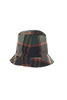 Bucket Hat Heavy Wool Plaid - Navy/Brown Thumbnail