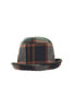 Bucket Hat Heavy Wool Plaid - Navy/Brown Thumbnail