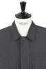 #31.50.6212 Cotton Wool Flannel Shirt Jacket - Charcoal Thumbnail