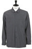 #31.50.6211 Cotton Wool Flannel Overshirt - Charcoal Thumbnail