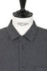 #31.50.6211 Cotton Wool Flannel Overshirt - Charcoal Thumbnail