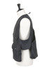 Fowl Vest Worsted Wool - Charcoal Thumbnail