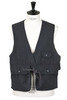 Fowl Vest Worsted Wool - Charcoal Thumbnail
