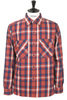 Lot#JG-06-2-1 The Ancient Flannel Rounded Pockets - Red/Navy Thumbnail