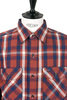Lot#JG-06-2-1 The Ancient Flannel Rounded Pockets - Red/Navy Thumbnail