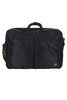 622-26107-10 New TANKER 3WAY Document Bag (W-Zip) - Black Thumbnail