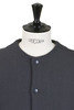 Big Loop Collarless Jacket - Ink Black Thumbnail