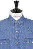 01-8124-95 Western Denim Shirt - Used Wash Thumbnail