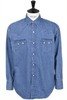 01-8124-95 Western Denim Shirt - Used Wash Thumbnail