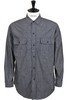 01-8064-61 Chambray Work Shirt - Black Thumbnail