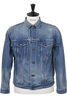 #F2444 Selvedge Denim Used 3rd Jacket - Washed Blue Thumbnail