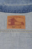 #F2444 Selvedge Denim Used 3rd Jacket - Washed Blue Thumbnail