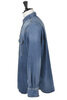 #F3506 Western Used Denim Shirt - Indigo Thumbnail