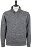 Shawl Collar Sweater - Mix Black Thumbnail