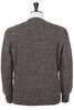 Celebration Aran Crew Neck Cash/Merino - Brown Fleck Thumbnail