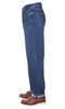 12oz Selvedge Denim Regular Straight Washed 40-701C - Indigo Thumbnail