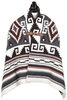 Merino Wool Blanket Poncho Greca Antigua - Ivory Thumbnail