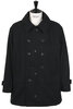 Fireman Jacket 24oz Wool Melton - Black Thumbnail