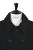 Fireman Jacket 24oz Wool Melton - Black Thumbnail