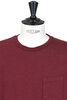 1Pac Crew Neck Pocket T-shirt - Burgundy Thumbnail