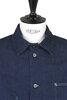 POST 46-W 8oz.Denim x Stripe Shirting - Indigo Thumbnail