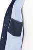 POST 46-W 8oz.Denim x Stripe Shirting - Indigo Thumbnail