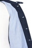 POST 46-W 8oz.Denim x Stripe Shirting - Indigo Thumbnail