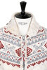 Fair Isle #5 Zip Cardigan - Natural Heather Thumbnail