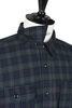 Utility Shirt Cotton Twill Plaid  - Green Thumbnail