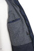 01-6220-02 Cotton Nylon Insulated Coat - Navy Thumbnail